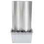 Fuente de jardín de acero inoxidable plateado 60,2x37x122,1 cm by , Fountains and waterfalls - Ref: Foro24-48095, Price: 539,...