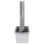 Fuente de jardín de acero inoxidable plateado 60,2x37x122,1 cm by , Fountains and waterfalls - Ref: Foro24-48095, Price: 539,...