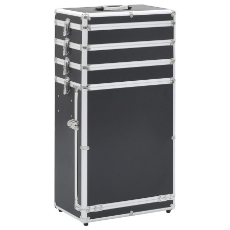 Maletín trolley de maquillaje de aluminio negro von , Kulturbeutel - Ref: Foro24-91812, Preis: 114,61 €, Rabatt: %