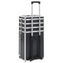 Maletín trolley de maquillaje de aluminio negro von , Kulturbeutel - Ref: Foro24-91812, Preis: 114,61 €, Rabatt: %