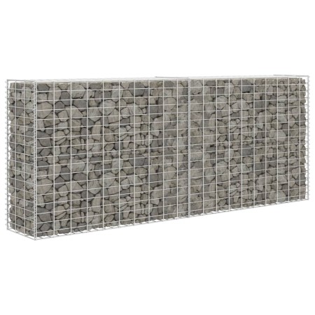 Cesta de gaviones de acero galvanizado 85x30x200 cm de , Paneles de vallas - Ref: Foro24-142359, Precio: 86,81 €, Descuento: %