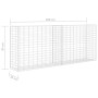Cesta de gaviones de acero galvanizado 85x30x200 cm de , Paneles de vallas - Ref: Foro24-142359, Precio: 86,81 €, Descuento: %
