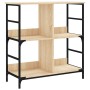 Estantería de madera de ingeniería roble Sonoma 78,5x33x82 cm von , Bücherregale und Regale - Ref: Foro24-835245, Preis: 54,1...