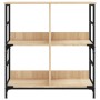 Estantería de madera de ingeniería roble Sonoma 78,5x33x82 cm von , Bücherregale und Regale - Ref: Foro24-835245, Preis: 54,1...