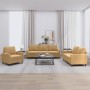 Juego de sofás con cojines 3 piezas terciopelo marrón von , Sofas - Ref: Foro24-3201483, Preis: 618,79 €, Rabatt: %