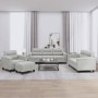 Juego de sofás con cojines 4 piezas tela microfibra gris claro by , Sofas - Ref: Foro24-3202297, Price: 892,52 €, Discount: %