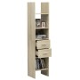 Estantería madera contrachapada color roble Sonoma 40x35x180 cm by , Bookcases and shelves - Ref: Foro24-803419, Price: 71,40...