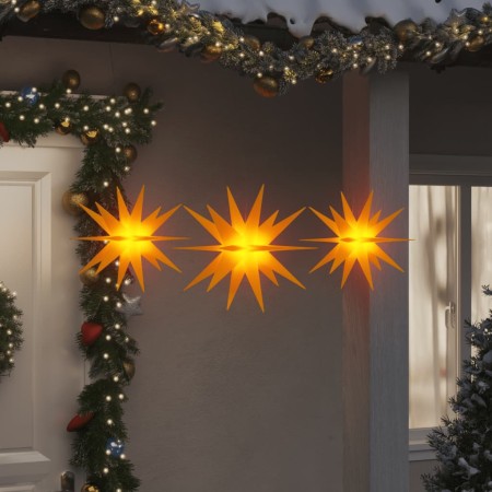Lámparas de Navidad LED plegables 3 unidades amarillo by , Christmas lights - Ref: Foro24-356198, Price: 28,63 €, Discount: %