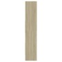 Estantería madera contrachapada blanco y roble 60x35x180 cm by , Bookcases and shelves - Ref: Foro24-803412, Price: 91,10 €, ...