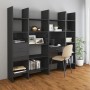 Estantería de madera contrachapada gris brillante 60x35x180 cm by , Bookcases and shelves - Ref: Foro24-803433, Price: 59,21 ...