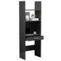 Estantería de madera contrachapada gris brillante 60x35x180 cm by , Bookcases and shelves - Ref: Foro24-803433, Price: 59,21 ...