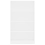 Estantería de 4 niveles madera contrachapada blanca 80x24x142cm von , Bücherregale und Regale - Ref: Foro24-800909, Preis: 90...