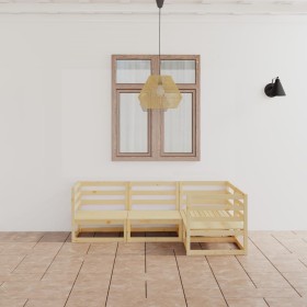 Juego de muebles de jardín 4 piezas madera maciza de pino de , Conjuntos de jardín - Ref: Foro24-3075544, Precio: 156,05 €