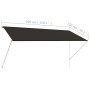 Toldo retráctil 300x150 cm gris antracita by , Awnings - Ref: Foro24-143761, Price: 65,80 €, Discount: %