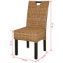 Sillas de comedor 2 unidades ratán kubu madera de mango von , Essstühle - Ref: Foro24-243638, Preis: 182,59 €, Rabatt: %
