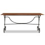 Mesa de comedor madera maciza acabado miel 180x90x76 cm von , Küchen- und Esstische - Ref: Foro24-244677, Preis: 319,31 €, Ra...