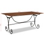 Mesa de comedor madera maciza acabado miel 180x90x76 cm von , Küchen- und Esstische - Ref: Foro24-244677, Preis: 319,31 €, Ra...