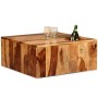 Mesa de centro de madera maciza de sheesham 70x70x30 cm by , Coffee table - Ref: Foro24-244927, Price: 135,98 €, Discount: %