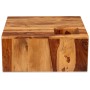 Mesa de centro de madera maciza de sheesham 70x70x30 cm by , Coffee table - Ref: Foro24-244927, Price: 135,98 €, Discount: %