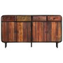 Aparador de madera maciza reciclada 140x35x76 cm by , Sideboards - Ref: Foro24-282885, Price: 515,25 €, Discount: %