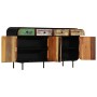 Aparador de madera maciza reciclada 140x35x76 cm by , Sideboards - Ref: Foro24-282885, Price: 515,25 €, Discount: %