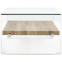 Mesa de centro de vidrio templado transparente 98x45x31 cm by , Coffee table - Ref: Foro24-284743, Price: 208,07 €, Discount: %