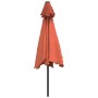 Sombrilla de jardín con palo de metal terracota 300 cm by , Umbrellas - Ref: Foro24-313753, Price: 64,03 €, Discount: %