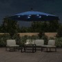 Sombrilla de jardín voladiza con luces LED azul celeste 350 cm by , Umbrellas - Ref: Foro24-313785, Price: 149,60 €, Discount: %