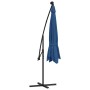 Sombrilla de jardín voladiza con luces LED azul celeste 350 cm by , Umbrellas - Ref: Foro24-313785, Price: 149,60 €, Discount: %