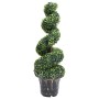 Planta espiral de Boj artificial con macetero verde 100 cm by , artificial flora - Ref: Foro24-336505, Price: 91,04 €, Discou...