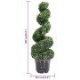 Planta espiral de Boj artificial con macetero verde 100 cm by , artificial flora - Ref: Foro24-336505, Price: 91,04 €, Discou...