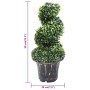 Planta espiral de Boj artificial con macetero verde 59 cm von , Künstliche Flora - Ref: Foro24-336507, Preis: 60,89 €, Rabatt: %
