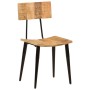Sillas de comedor 2 uds madera maciza de mango 44x40x80 cm by , dining chairs - Ref: Foro24-348161, Price: 195,27 €, Discount: %
