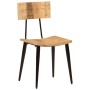 Sillas de comedor 2 uds madera maciza de mango 44x40x80 cm by , dining chairs - Ref: Foro24-348161, Price: 195,27 €, Discount: %