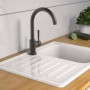 SCHÜTTE Grifo mezclador para fregadero CORNWALL grafito mate by , Faucets - Ref: Foro24-429398, Price: 88,85 €, Discount: %