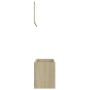 Set de muebles de baño 2 pzas madera contrachapada blanco roble by , Bathroom furniture - Ref: Foro24-804814, Price: 82,57 €,...