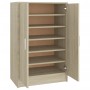 Mueble zapatero madera contrachapada roble Sonoma 60x35x92 cm de , Zapateros y organizadores de calzado - Ref: Foro24-808930,...