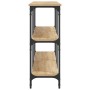 Mesa consola madera de ingeniería roble Sonoma 200x29x75 cm by , Side tables - Ref: Foro24-834111, Price: 130,66 €, Discount: %