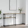 Mesa consola madera de ingeniería roble Sonoma 145x22,5x75 cm by , Side tables - Ref: Foro24-834096, Price: 57,21 €, Discount: %