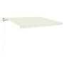 Cremefarbene automatische einziehbare Markise 400 x 350 cm von vidaXL, Markisen - Ref: Foro24-3068987, Preis: 416,86 €, Rabat...