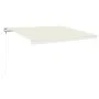 Toldo retráctil automático crema 400x350 cm de vidaXL, Toldos - Ref: Foro24-3068987, Precio: 438,42 €, Descuento: %