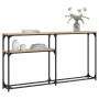 Mesa consola madera de ingeniería roble Sonoma 145x22,5x75 cm by , Side tables - Ref: Foro24-834096, Price: 57,21 €, Discount: %