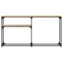 Mesa consola madera de ingeniería roble Sonoma 145x22,5x75 cm by , Side tables - Ref: Foro24-834096, Price: 57,21 €, Discount: %