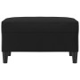 Reposapiés de cuero sintético negro 70x55x41 cm by , Ottomans - Ref: Foro24-349311, Price: 59,97 €, Discount: %