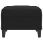 Reposapiés de cuero sintético negro 70x55x41 cm by , Ottomans - Ref: Foro24-349311, Price: 59,97 €, Discount: %