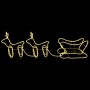 Renos y trineo de Navidad decoración jardín 576 LEDs von , Weihnachtsbeleuchtung - Ref: Foro24-51257, Preis: 82,86 €, Rabatt: %