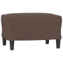 Reposapiés de cuero sintético marrón 60x50x41 cm von , Osmanen - Ref: Foro24-349289, Preis: 51,24 €, Rabatt: %