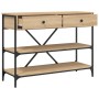 Mesa consola cajones estantes madera de ingeniería roble Sonoma von , Seitentische - Ref: Foro24-833404, Preis: 131,87 €, Rab...