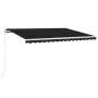 Manuell einfahrbare Markise anthrazitgrau 450x350 cm von vidaXL, Markisen - Ref: Foro24-3068999, Preis: 386,98 €, Rabatt: %