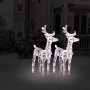 Renos de Navidad 2 unidades 80 LED blanco cálido acrílico von , Weihnachtsbeleuchtung - Ref: Foro24-342678, Preis: 66,19 €, R...